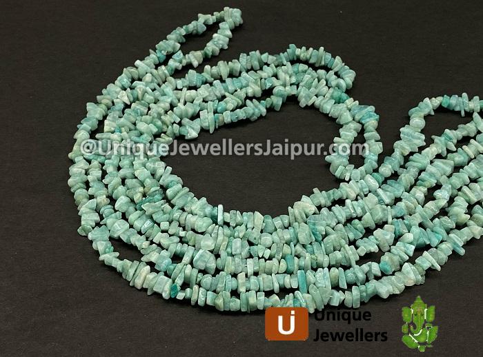 Amazonite Uncut Chips Beads