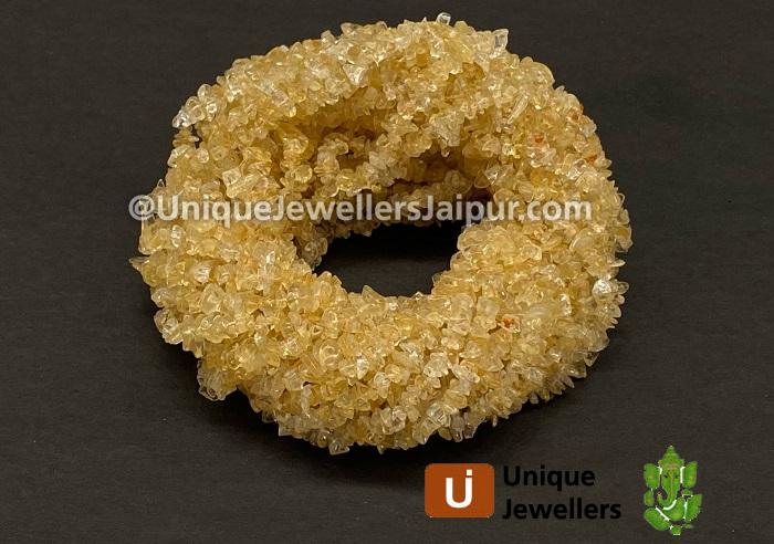 Citrine Uncut Chips Beads