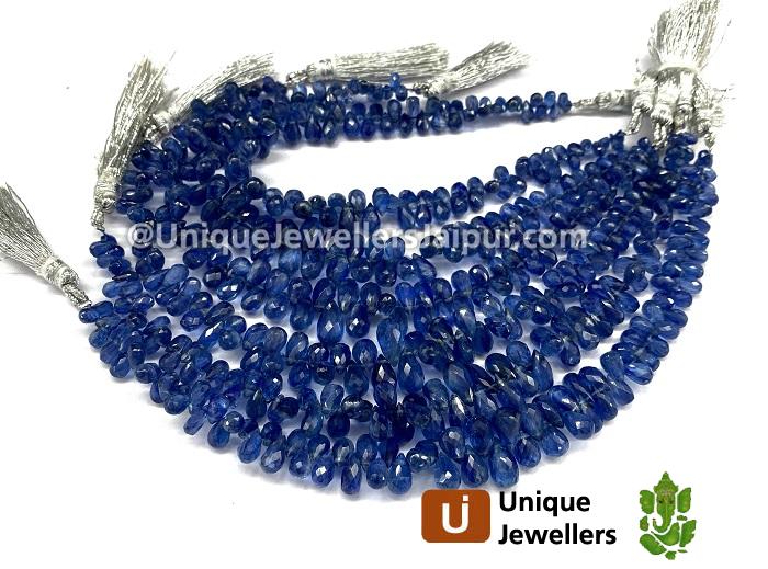 Kyanite Faceted Drop Beads