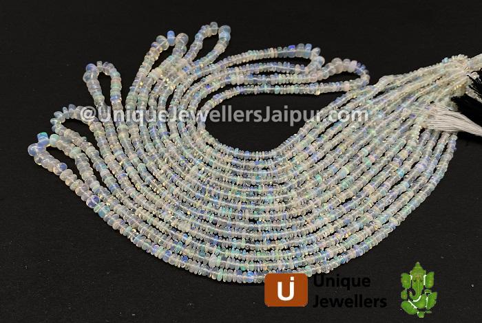 Ethiopian Opal Smooth Disc Beads