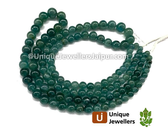 Indicolite Grandidierite Smooth Round Balls Beads