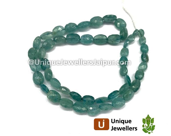 Paraiba Light Grandidierite Faceted Oval Beads