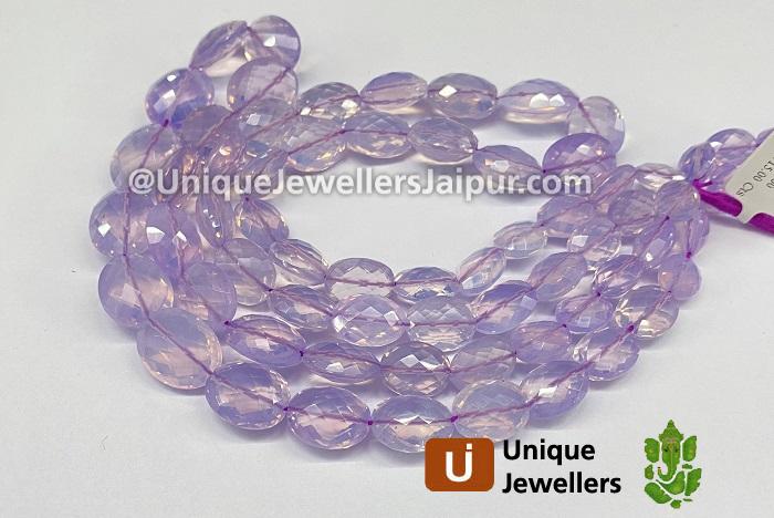 Scorolite Faceted Oval Beads