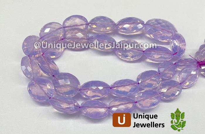 Scorolite Far Faceted Oval Beads