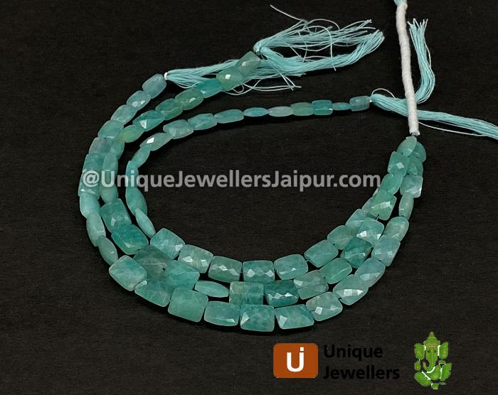 Amazonite Faceted Chicklet Beads