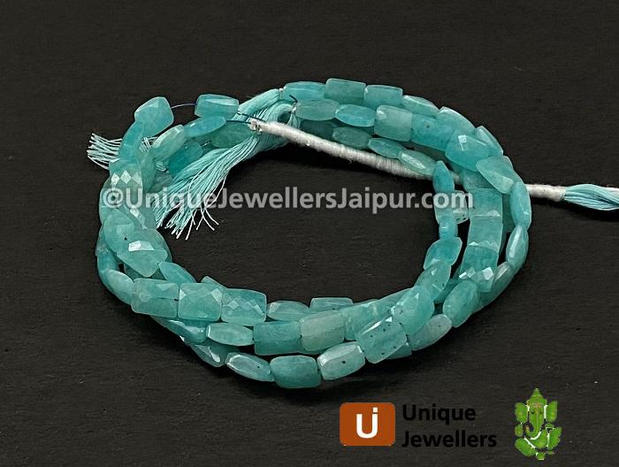 Amazonite Faceted Chicklet Beads