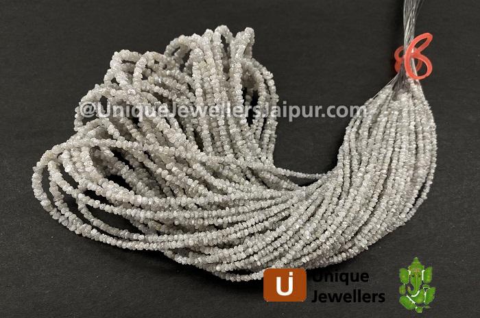 White Diamond Uncut Chips Beads