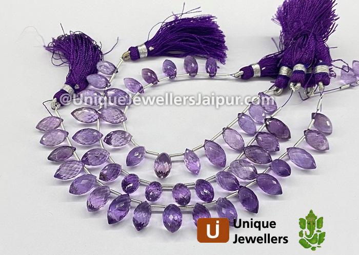 Amethyst Dew Drops Beads