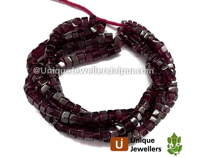 Rhodolite Garnet Far Step Cut Roundelle Beads