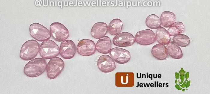 Pink Spinel Rose Cut Slices