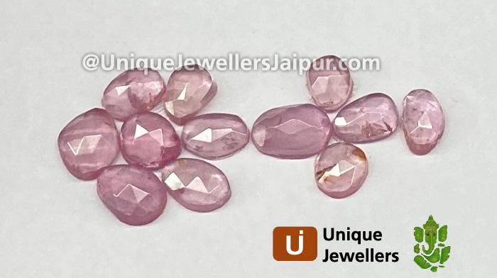 Pink Spinel Rose Cut Slices