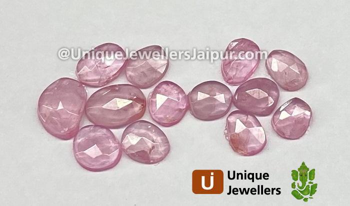 Pink Spinel Rose Cut Slices