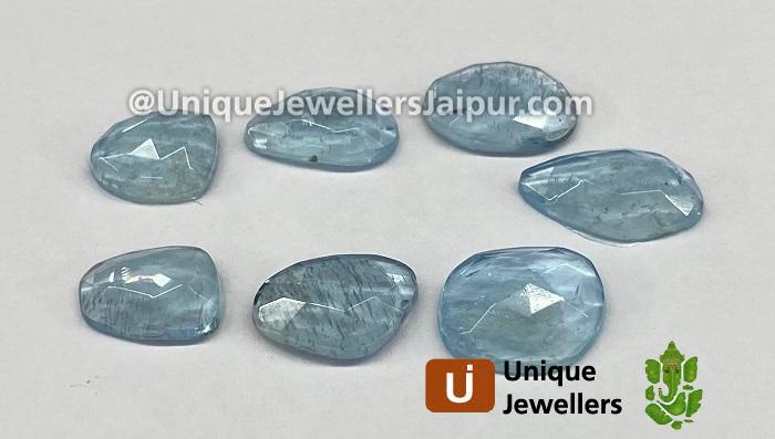 Aquamarine Rose Cut Slices