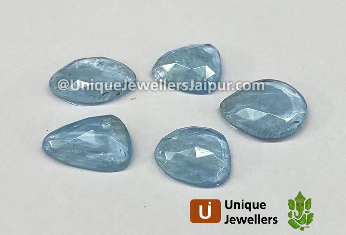 Aquamarine Rose Cut Slices