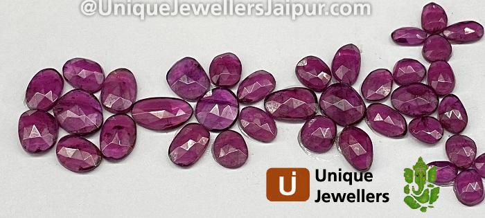 Rhodolite Garnet Rose Cut Slices