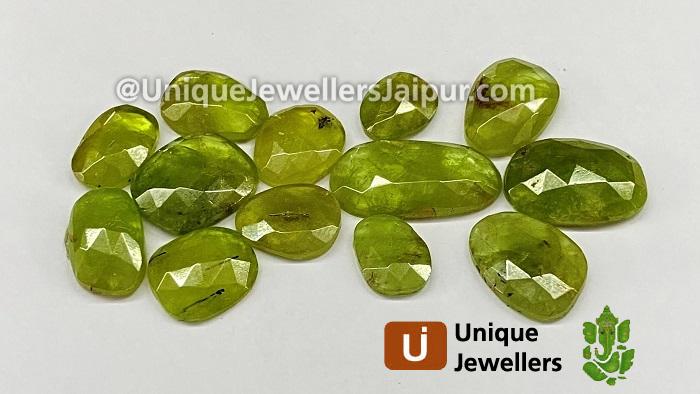 Sphene Rose Cut Slices