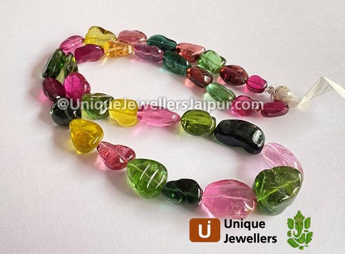 Tourmaline Smooth Irregular Nugget Beads