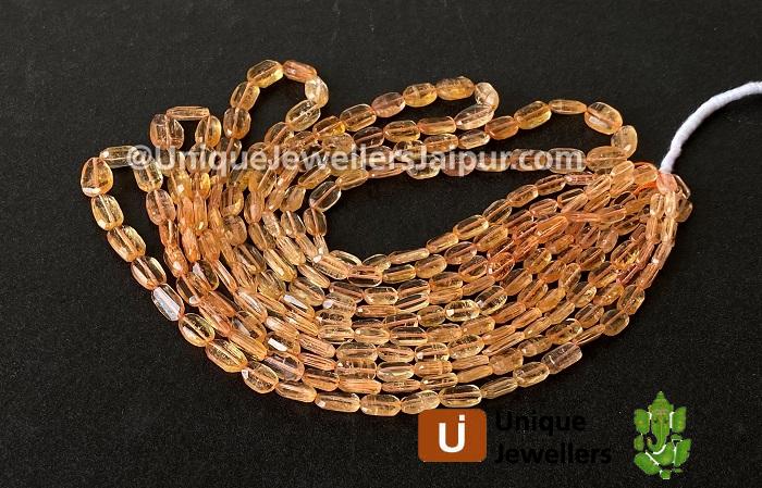 Imperial Topaz Faceted Nugget Beads