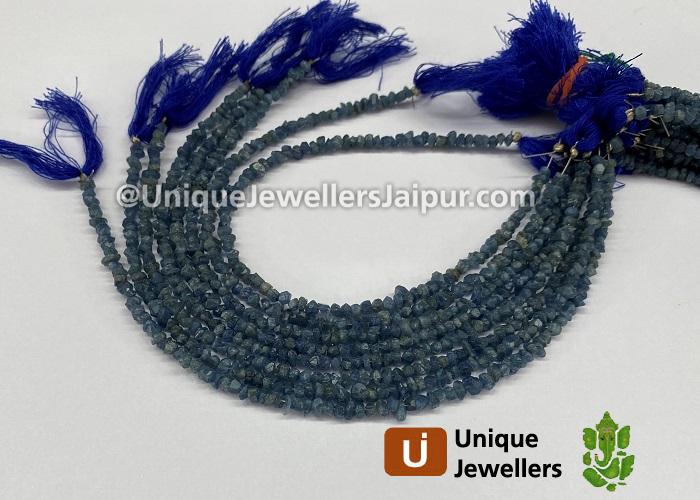 Natural Blue Sapphire Rough Nugget Beads