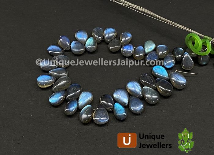 Labradorite Far Smooth Pear Beads