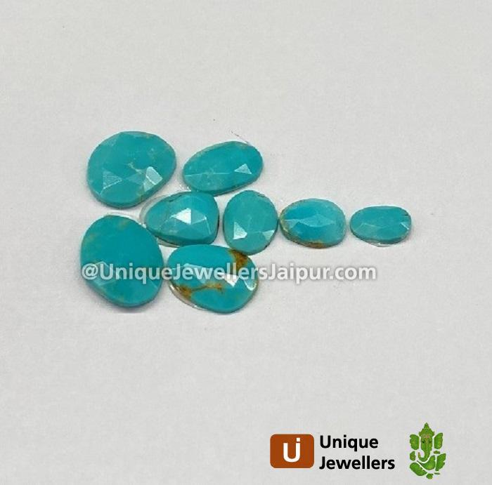 Turquoise Rose Cut Slices