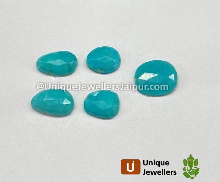 Turquoise Rose Cut Slices