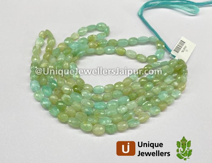 Blue Opal Shaded Faceted Nugget Beads