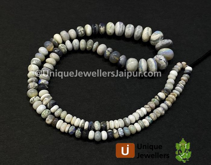 Australian Opal Smooth Roundelle Beads