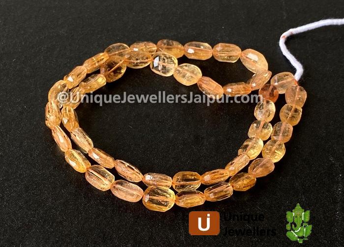 Imperial Topaz Faceted Nugget Beads