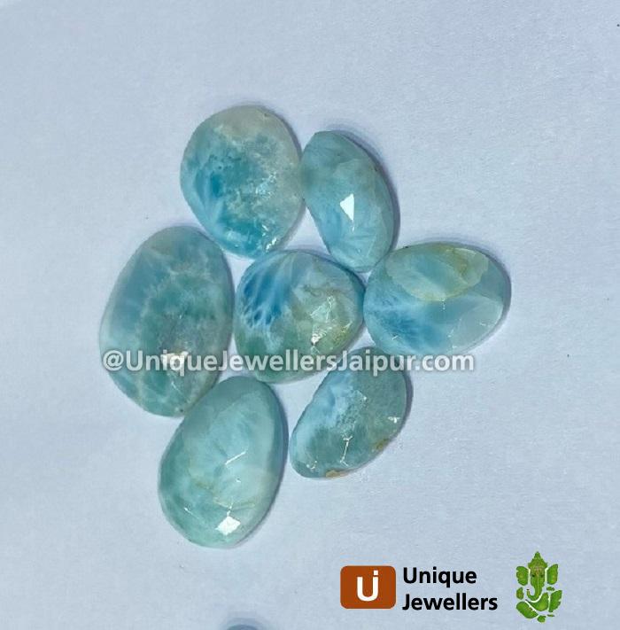 Larimar Rose Cut Slices