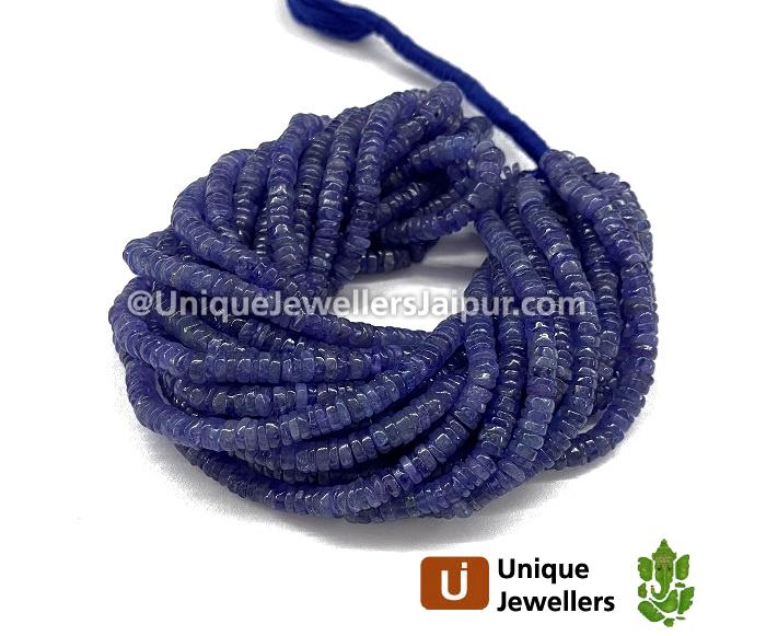 Tanzanite Smooth Tyre Beads