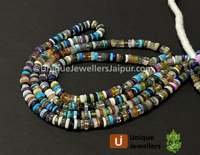 Multi Stone Smooth Tyre Beads