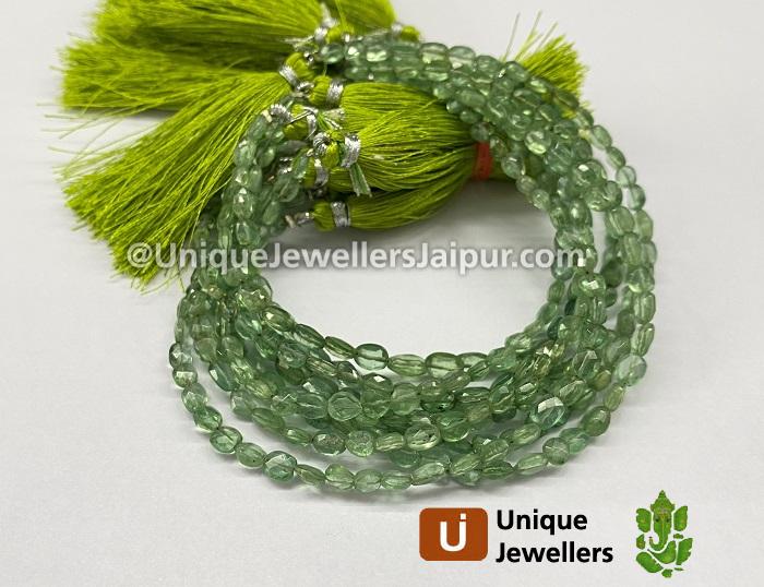 Mint Kyanite Faceted Nugget Beads