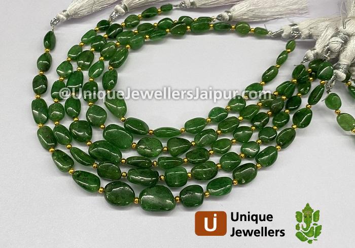 Tsavorite Smooth Nugget Beads