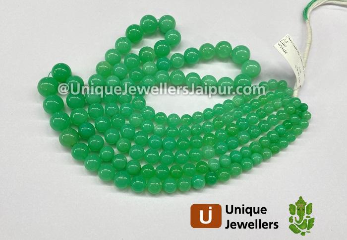 Chrysoprase Smooth Balls Beads