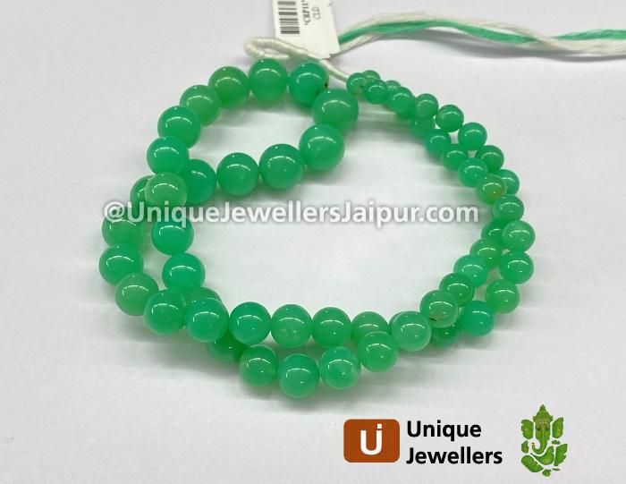 Chrysoprase Smooth Balls Beads