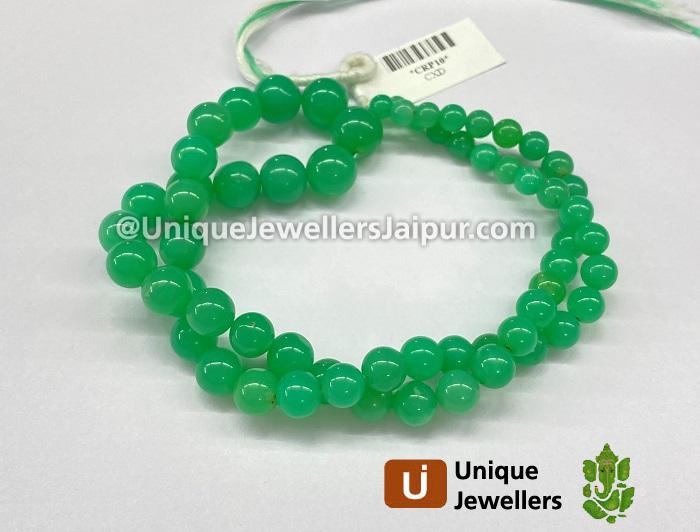 Chrysoprase Smooth Balls Beads