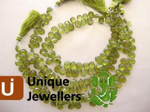 Idocrase Briollete Pear Beads