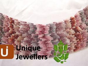 Multi Spinel Micro Cut Roundelle Beads