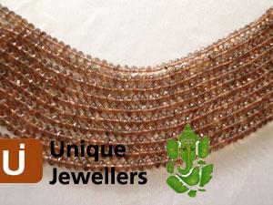 Andulosite Far Micro Cut Roundelle Beads