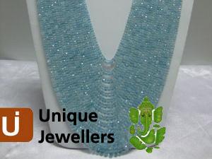 Aquamarine Far Micro Cut Roundelle Beads