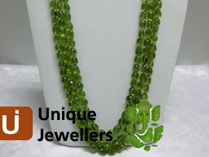 Peridot Plain Nugget Beads