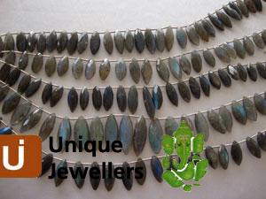 Labradorite Faceted Marquise Beads