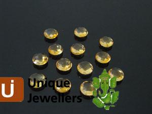 Citrine Briollete Round Beads