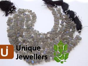 Labradorite Faceted Drop Beads
