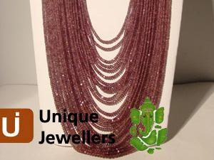 Colour Change Garnet Micro Cut Roundelle Beads