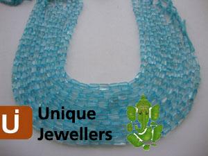 Crystal Dyed BT Plain Square Beads