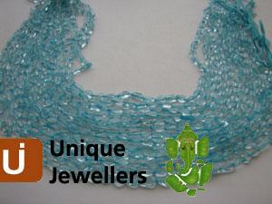 Crystal Dyed BT Plain Pear Beads