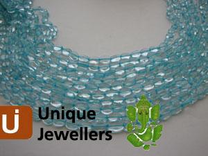 Crystal Dyed BT Plain Oval Beads