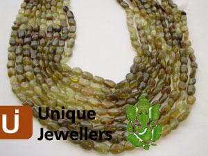Grossular Garnet Plain Oval Beads